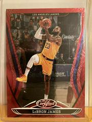 LeBron James [Asia Red] Basketball Cards 2020 Panini Certified Prices