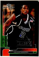 Dajuan Wagner [Classic] #191 Basketball Cards 2002 Upper Deck MVP Prices
