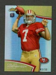 Colin Kaepernick [Blue Refractor] #52 Football Cards 2011 Topps Finest Prices