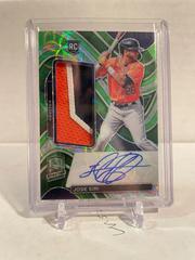 Jose Siri [Jersey Autograph Green] Baseball Cards 2022 Panini Chronicles Spectra Prices
