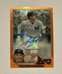 Anthony Volpe [Orange] #AC-AV Baseball Cards 2023 Topps Chrome Update Autographs Prices
