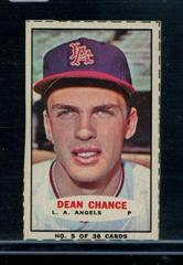 Dean Chance [Hand Cut] #5 Baseball Cards 1965 Bazooka Prices