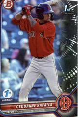 Ceddanne Rafaela [Black Foil] #BPPF-61 Baseball Cards 2022 Bowman 1st Edition Prices