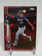 Juan Soto [SP Variation Red Refractor] #12 Baseball Cards 2020 Topps Chrome Prices