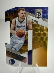 Luka Doncic [Orange Die Cut] Basketball Cards 2022 Panini Donruss Elite Spellbound Prices