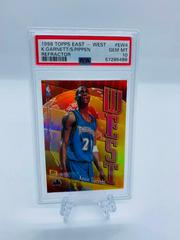 Scottie Pippen, Kevin Garnett [Refractor] Basketball Cards 1998 Topps East West Prices