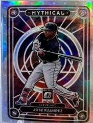 Jose Ramirez [Holo] #MTH-19 Baseball Cards 2022 Panini Donruss Optic Mythical Prices