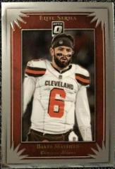 Baker Mayfield #ES-14 Football Cards 2019 Donruss Optic Elite Series Prices
