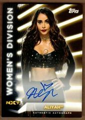 Aliyah [Black] #A-AL Wrestling Cards 2021 Topps WWE Women's Division Autographs Prices