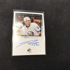 Josh Bailey Hockey Cards 2022 SP Authentic UD Autographs Prices