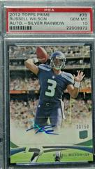 Russell Wilson [Autograph Silver Rainbow] Football Cards 2012 Topps Prime Prices