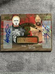 Sting, Lance Archer [Autograph] Wrestling Cards 2021 Upper Deck AEW Spectrum Table for 2 Relics Prices
