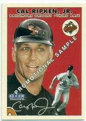 Cal Ripken Jr. [Promo] #353 Baseball Cards 2000 Fleer Prices