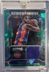 Isaiah Livers [Green Ice] #SW-ILV Basketball Cards 2021 Panini Prizm Sensational Swatches Prices