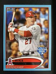 Mike Trout [Wal Mart Blue Border] #US144 Baseball Cards 2012 Topps Update Prices