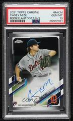 Casey Mize Baseball Cards 2021 Topps Chrome Rookie Autographs Prices