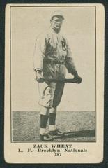 Zack Wheat #187 Baseball Cards 1917 Collins McCarthy Prices