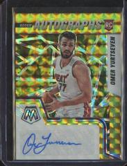 Omer Yurtseven [Gold] #RAM-OYS Basketball Cards 2021 Panini Mosaic Rookie Autographs Prices