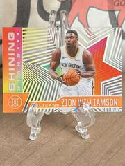 Zion Williamson [Orange] #13 Basketball Cards 2020 Panini Illusions Shining Stars Prices