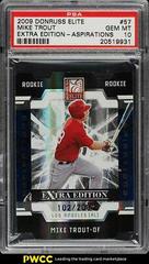 Mike Trout [Aspirations] Baseball Cards 2009 Donruss Elite Extra Edition Prices