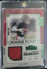 Kyle Pitts #RTS-KPI Football Cards 2021 Panini Contenders Rookie Ticket Swatches Prices