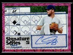Caleb Ferguson [Pink Firework] #SS-CF Baseball Cards 2019 Panini Donruss Signature Series Prices