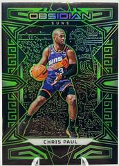 Chris Paul [Green] #1 Basketball Cards 2022 Panini Obsidian Prices