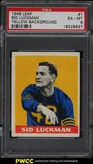 Sid Luckman #1 Football Cards 1948 Leaf Prices