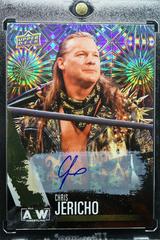 Chris Jericho [Pyro Autograph] #54 Wrestling Cards 2021 Upper Deck AEW Prices