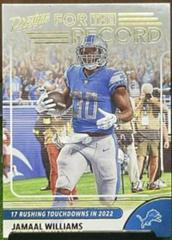 Jamaal Williams [Gold] #6 Football Cards 2023 Panini Prestige For the Record Prices
