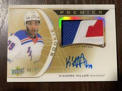 K'Andre Miller [Gold Spectrum Autograph] Hockey Cards 2020 Upper Deck Premier Prices