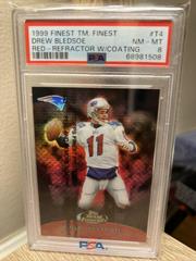 Drew Bledsoe [Gold Refractor] #T4 Football Cards 1999 Topps Finest Team Prices