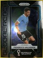 Federico Valverde #11 Soccer Cards 2022 Panini Prizm World Cup Global Reach Prices