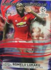 Romelu Lukaku [Red] Soccer Cards 2017 Topps Chrome UEFA Champions League Lightning Strike Prices