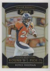 Royce Freeman Football Cards 2018 Panini Select Rookie Selections Prices