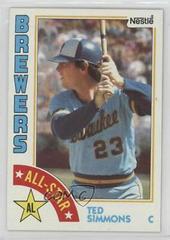 Ted Simmons #404 Baseball Cards 1984 Topps Nestle Prices