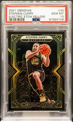 Stephen Curry [Yellow] #30 Basketball Cards 2021 Panini Obsidian Prices