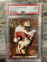 Jerry Rice [Braille] #285 Football Cards 1991 Action Packed Prices