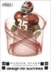DeMeco Ryans [Silver] #D-55 Football Cards 2006 Sage Hit Design for Success Prices