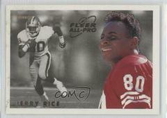 Jerry Rice #15 Football Cards 1993 Fleer All Pro Prices