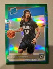 Cole Anthony [Green] #165 Basketball Cards 2020 Panini Donruss Optic Prices
