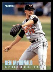 Ben McDonald Baseball Cards 1996 Fleer Prices