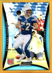 Jacob Hester [Gold Refractor] #BC105 Football Cards 2008 Bowman Chrome Prices