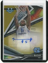 Armando Bacot [Gold] #BOA-AB Basketball Cards 2022 Bowman University Best of Autographs Prices