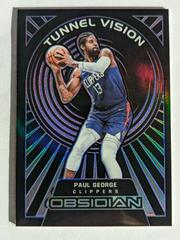 Paul George [Purple] #18 Basketball Cards 2021 Panini Obsidian Tunnel Vision Prices