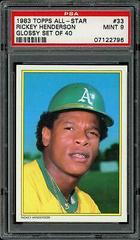 Rickey Henderson Baseball Cards 1983 Topps All Star Glossy Set of 40 Prices