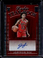 Julian Phillips #37 Basketball Cards 2023 Donruss Elite Rookie Yearbook Autograph Prices
