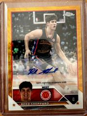 Reed Sheppard [Gold Wave] #CA-RS Basketball Cards 2023 Topps Chrome McDonald's All American Autographs Prices