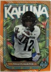Travis Hunter [Orange] #TBK-12 Football Cards 2023 Bowman Chrome University The Big Kahuna Prices