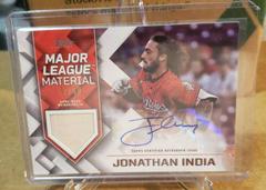 Jonathan India [Red] #MLMA-JI Baseball Cards 2022 Topps Major League Material Autographs Prices